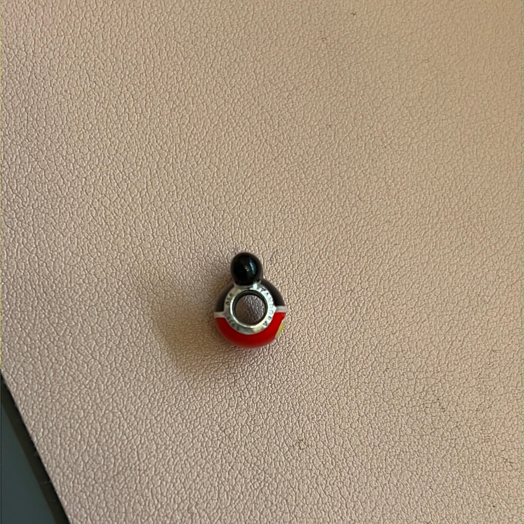 Genuine Pandora Disney Parks Enamel Playful Mickey Mouse Enamel Charm RARE