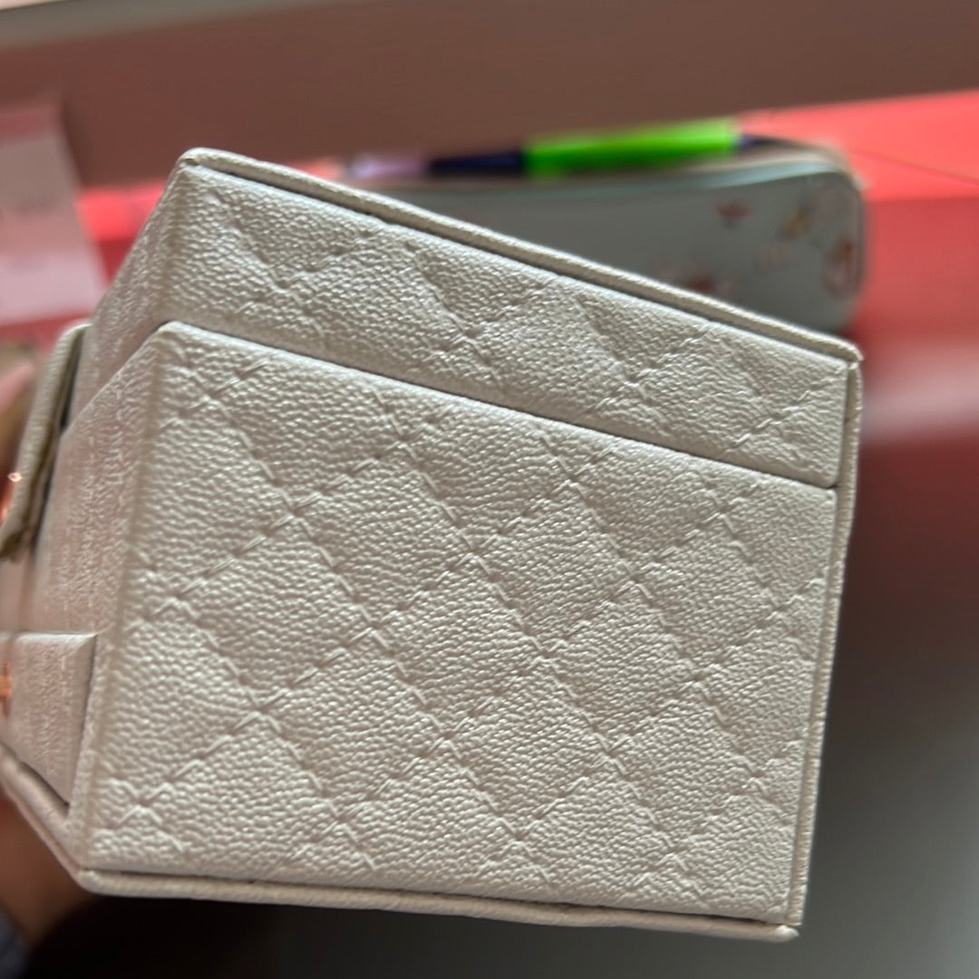 Genuine Pandora Promo Quilted Grey Jewellery Travel Box Case
