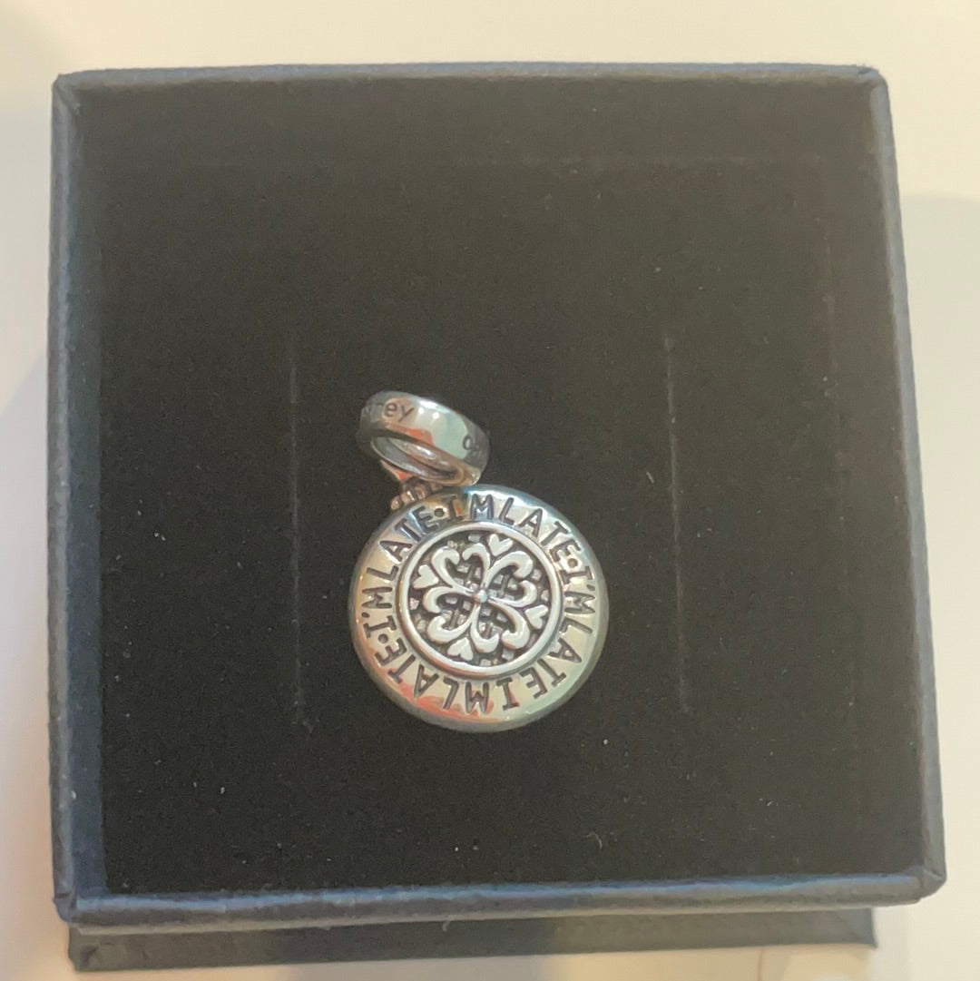 Genuine Chamilia Disney Alice in Wonderland Rabbit's Pocket Watch Clock Charm