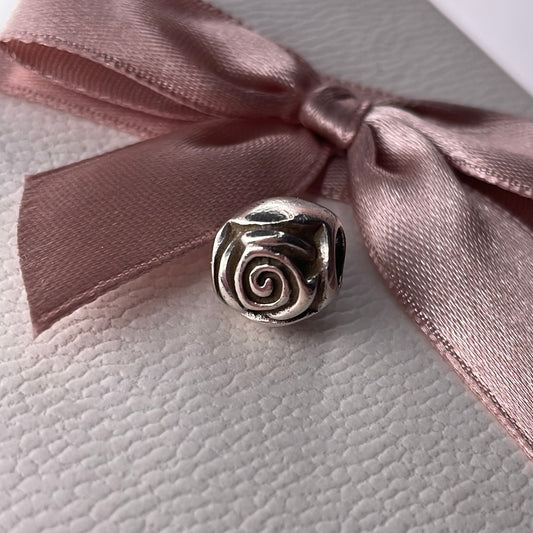 Genuine Pandora Rose Flower Charm Retired
