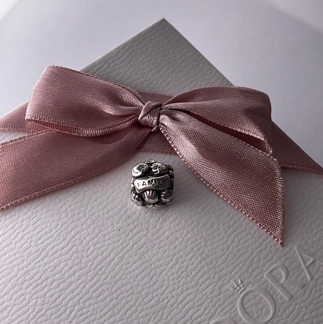 Genuine Pandora Family Charm Faces Charm
