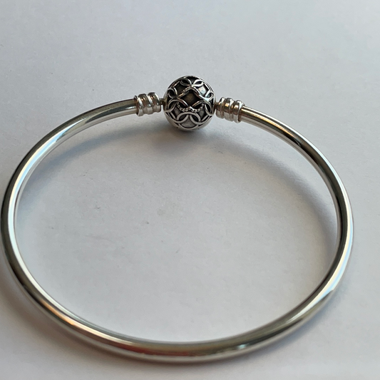 Genuine Pandora Celebration Bangle Heart Weave Bangle VARIOUS SIZES MEDIUM/ LARGE