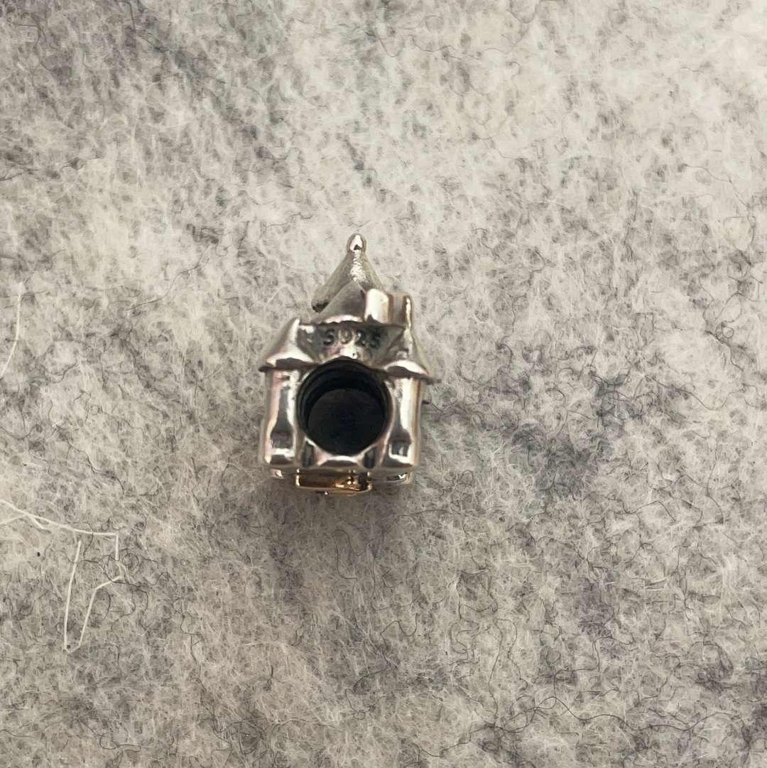 Genuine Pandora Fairy Tale Castle Princess Two Tone