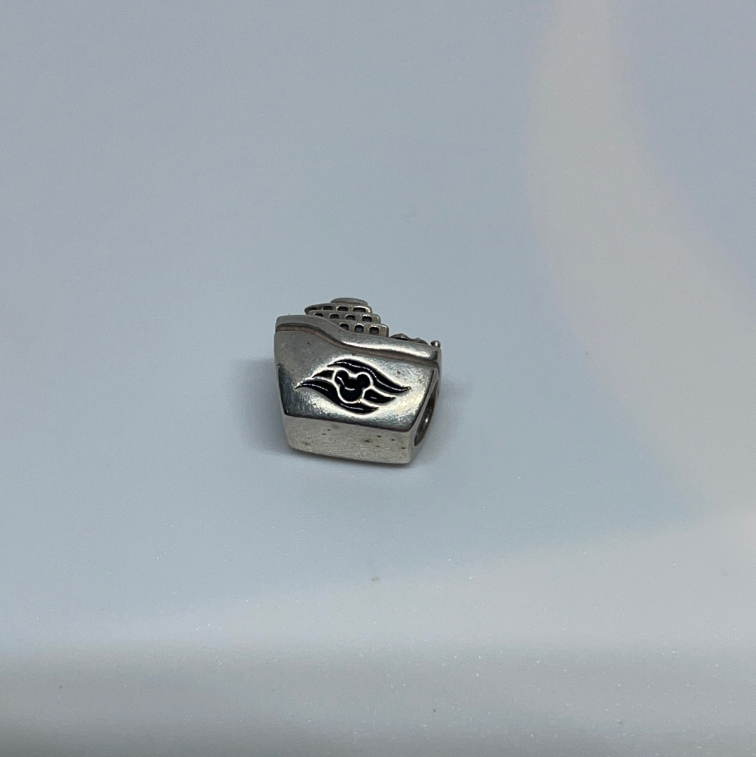 Genuine Pandora Cruise Ship Disney Cruise Line Travel Boat Charm Rare DCL