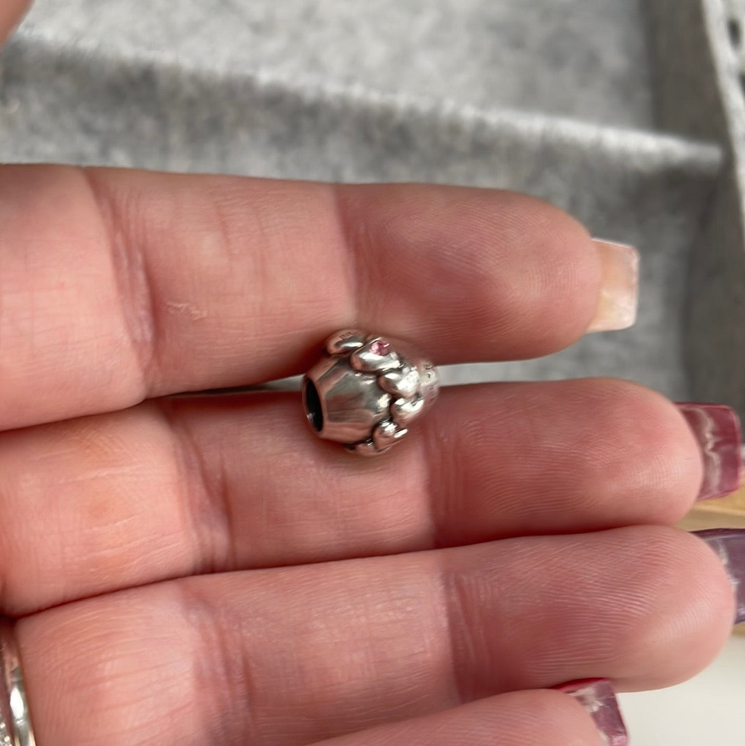Genuine Chamilia Mum Charm Hearts and Stones
