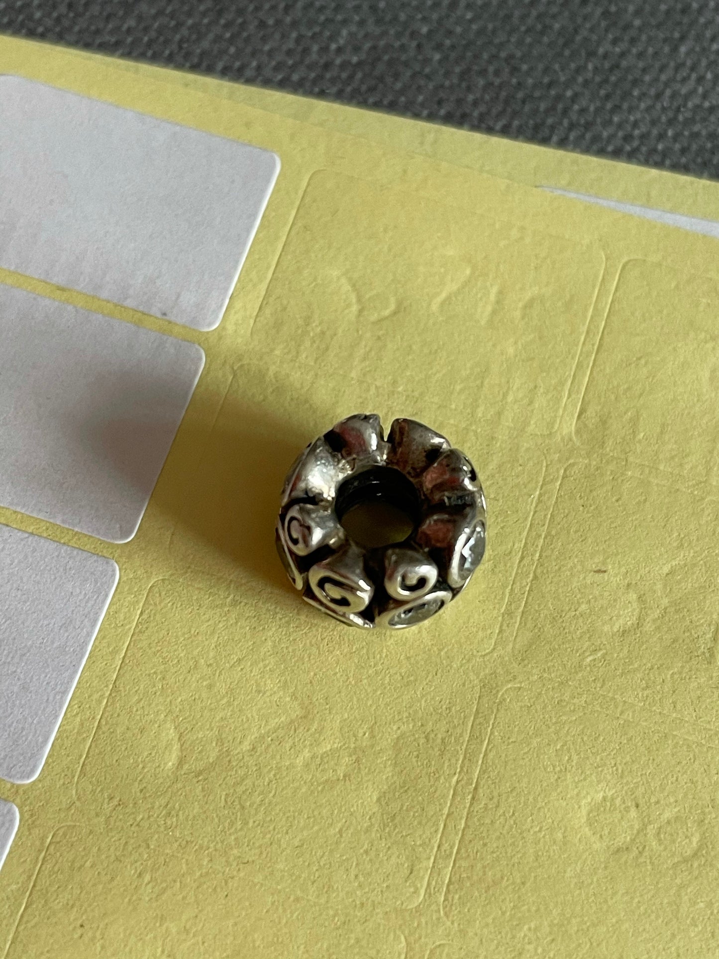 Genuine Pandora Path Charm Clear CZ
