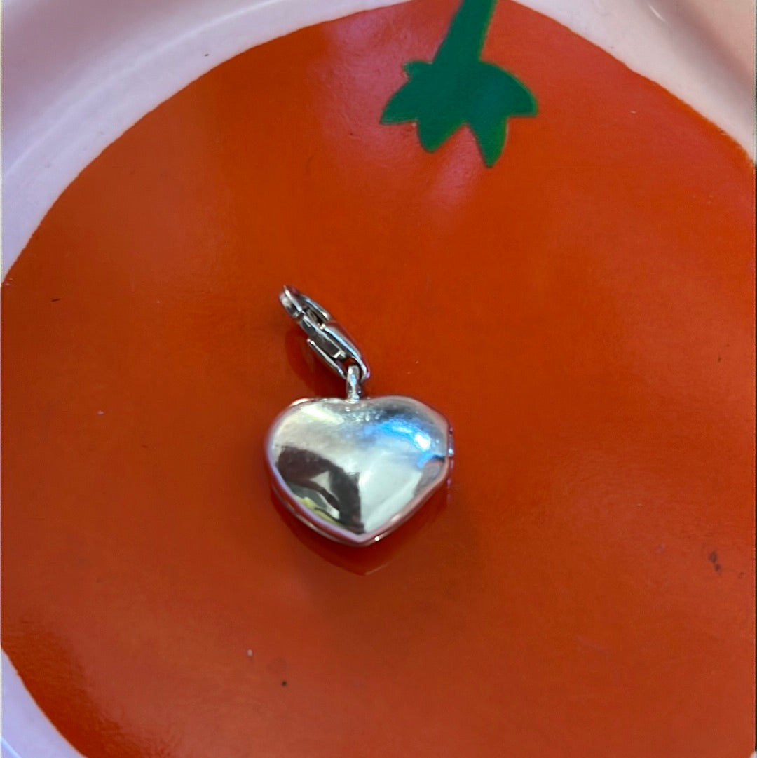 Genuine Thomas Sabo Sterling Silver Dangle Locket CZ Heart Charm