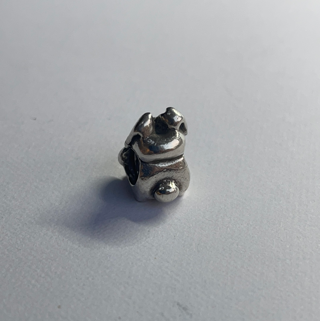 Genuine Pandora Rabbit Bunny Animal Charm