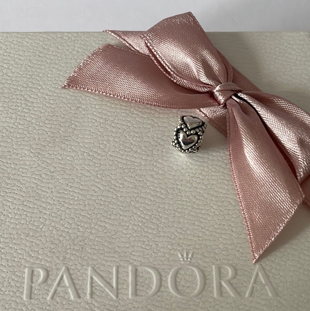 Genuine Pandora Heart Charm Spacer Retired