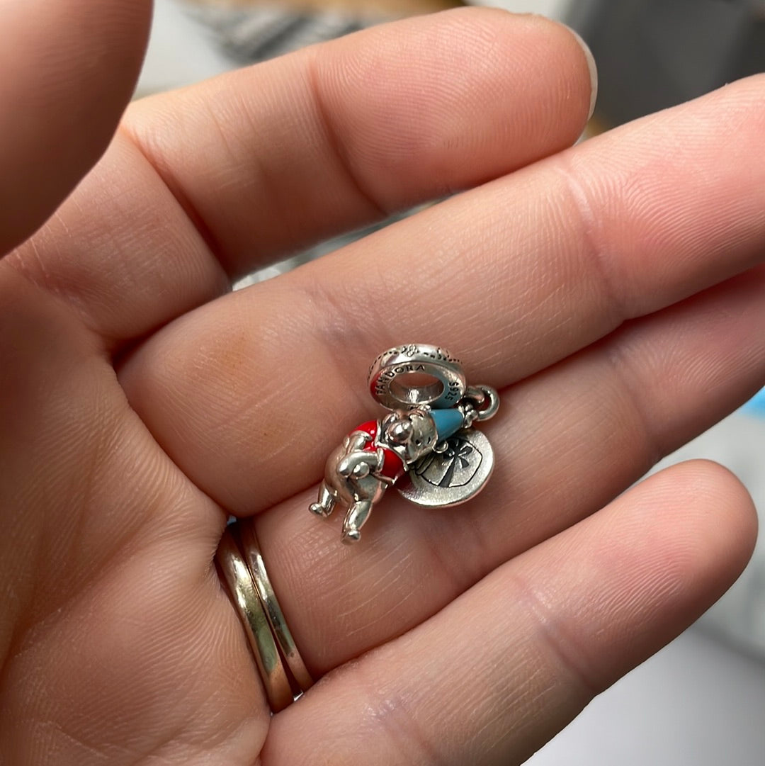 Genuine Pandora Winnie The Pooh Disney Happy Birthday Enamel