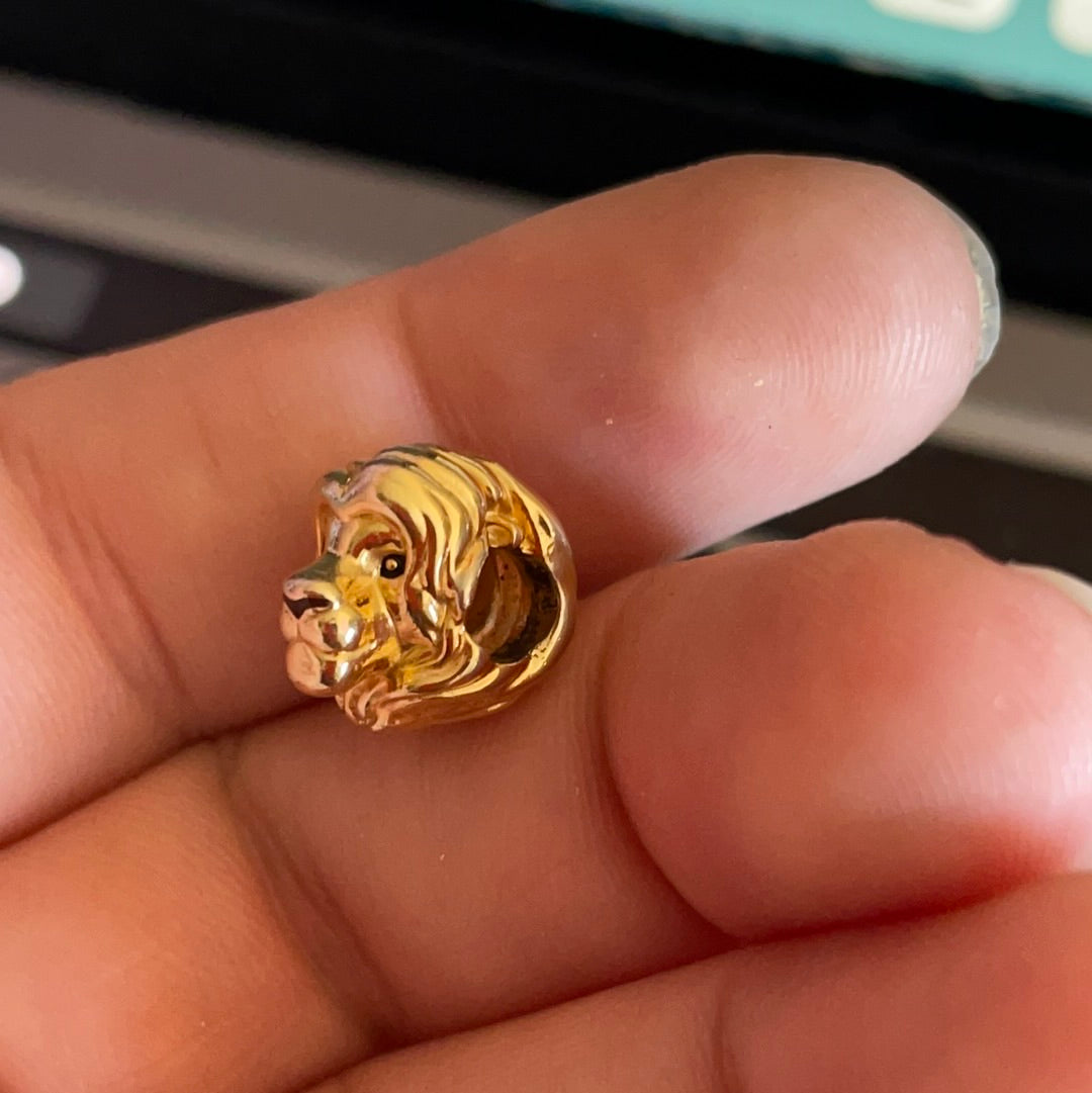 Genuine Pandora Disney Shine Gold Lion King Simba Mufasa Head Charm