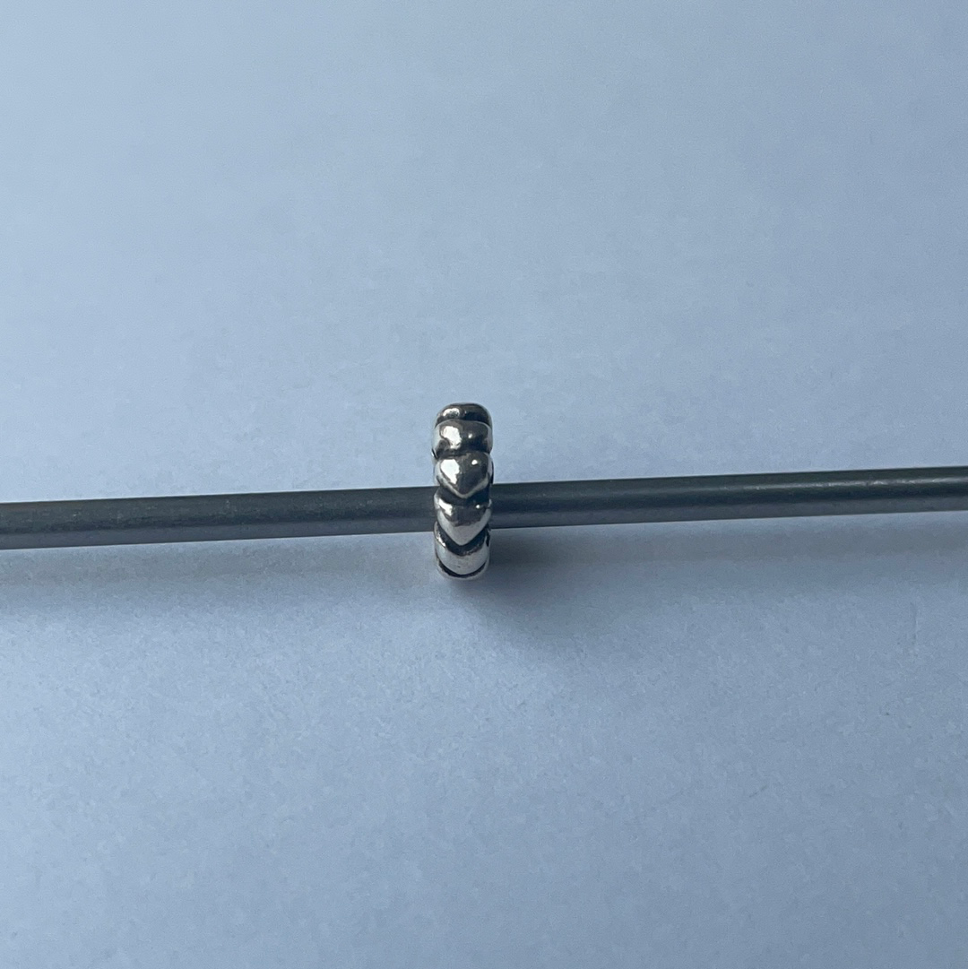 Genuine Pandora Dotted Oxidised Spacer One SALE