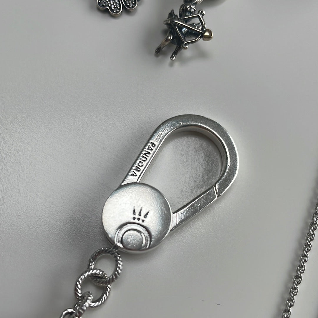 Genuine Pandora Medium Keychain Key Ring Bag Clip SOLD OUT ONLINE