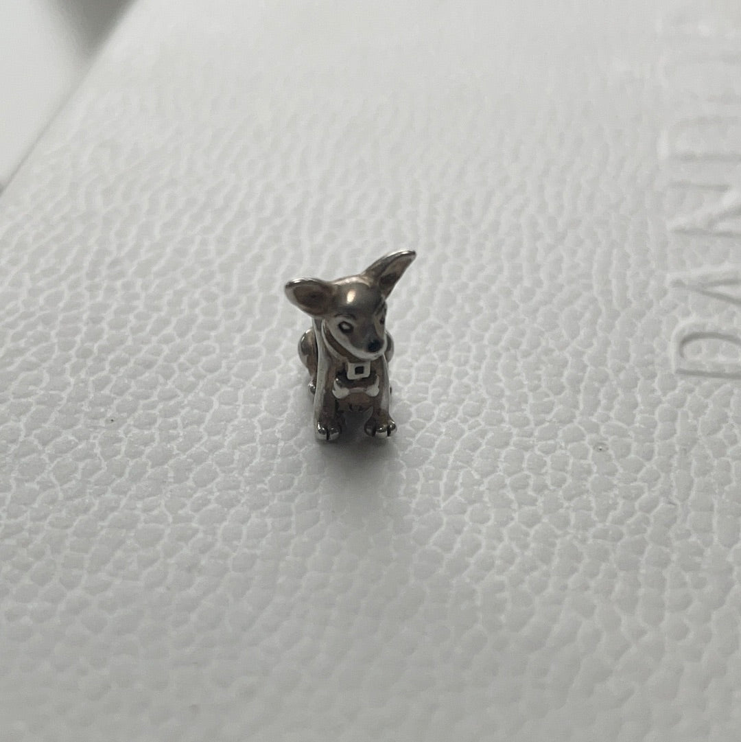 Genuine Chamilia chihuahua Dog Charm Animal
