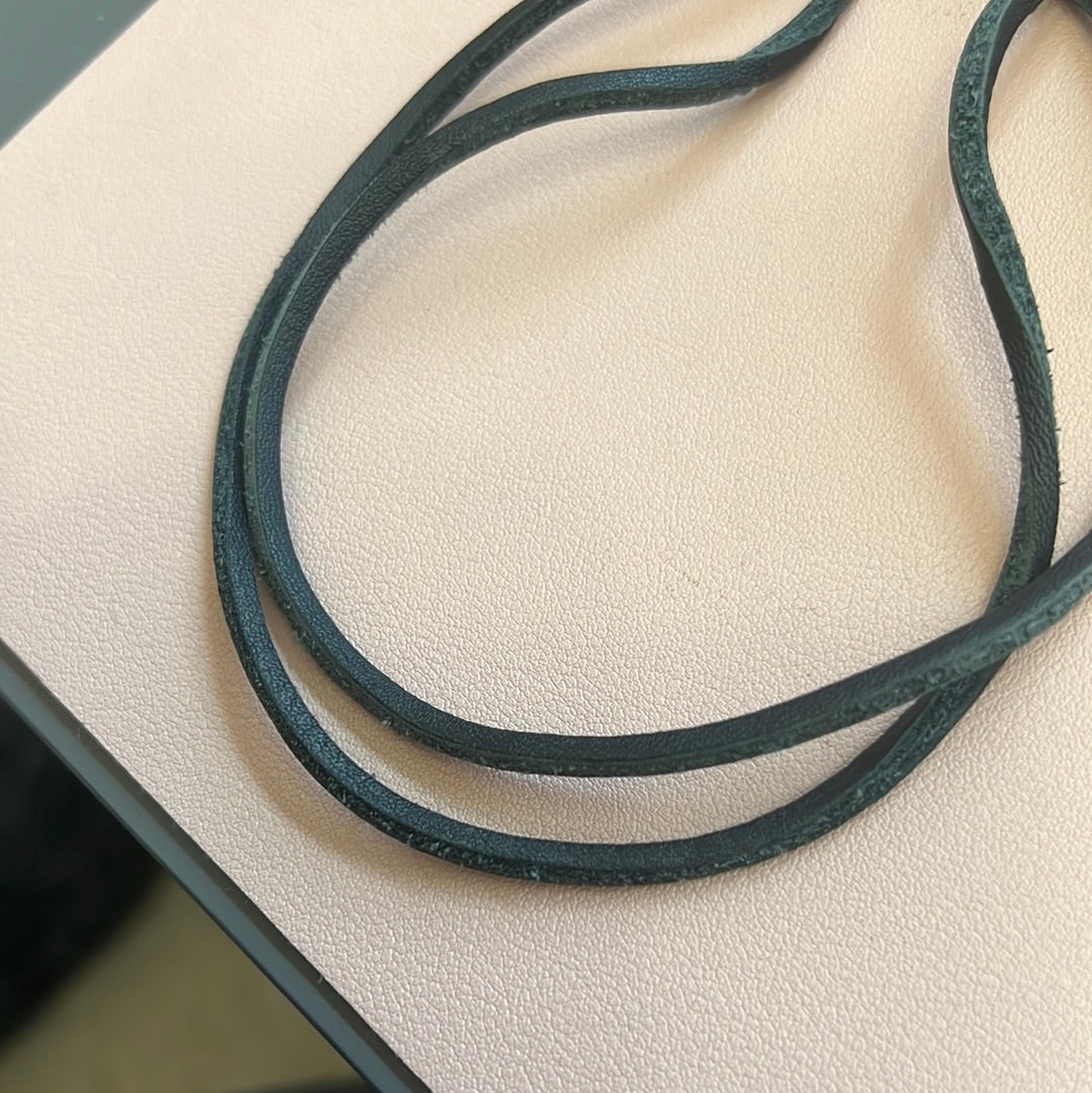 Genuine Trollbeads Black Leather Bracelet
