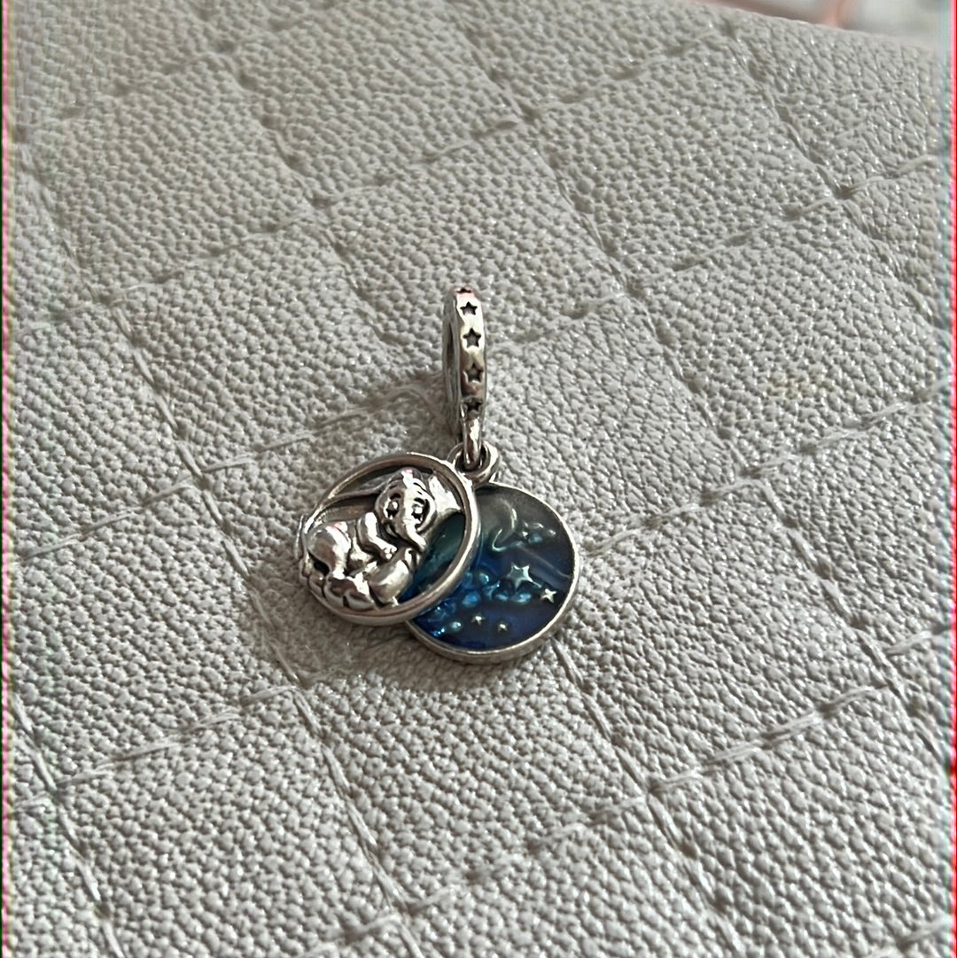 Genuine Pandora Disney Dumbo Sweet Dreams Little One Enamel Dangle Charm