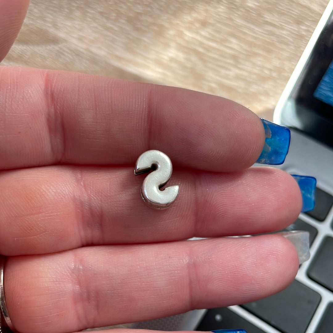 Genuine Pandora Reflexions S Letter Clip