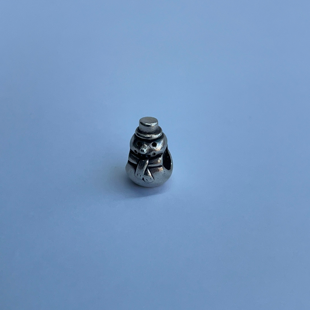 Genuine Pandora Snowman Christmas Xmas Charm
