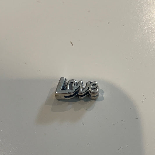 Genuine Pandora Reflexions LOVE Word Charm Clip
