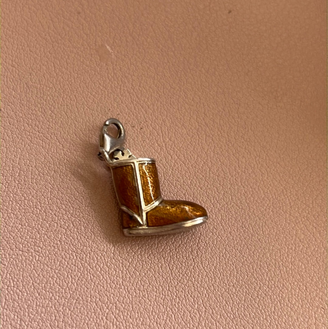 Genuine Thomas Sabo Enamel Ugg Boot Snowflake Clip Charm