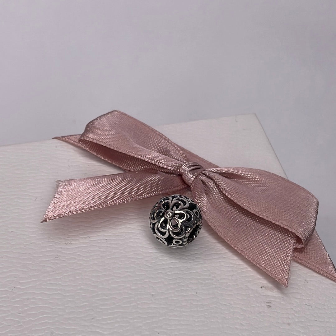 Genuine Pandora Large Flower Openwork Charm
