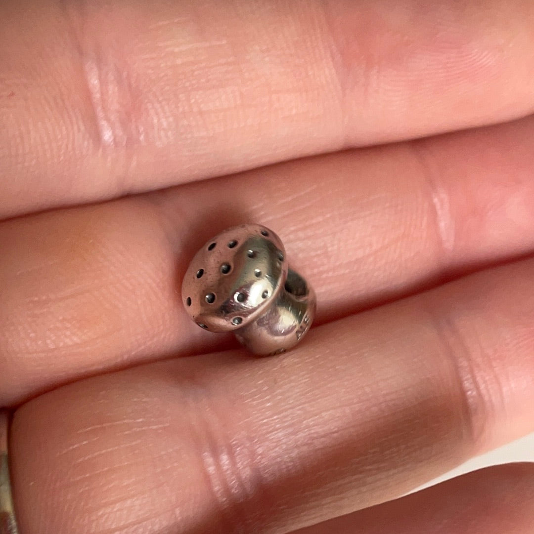 Genuine Pandora Retired Mushroom Charm HTF RARE