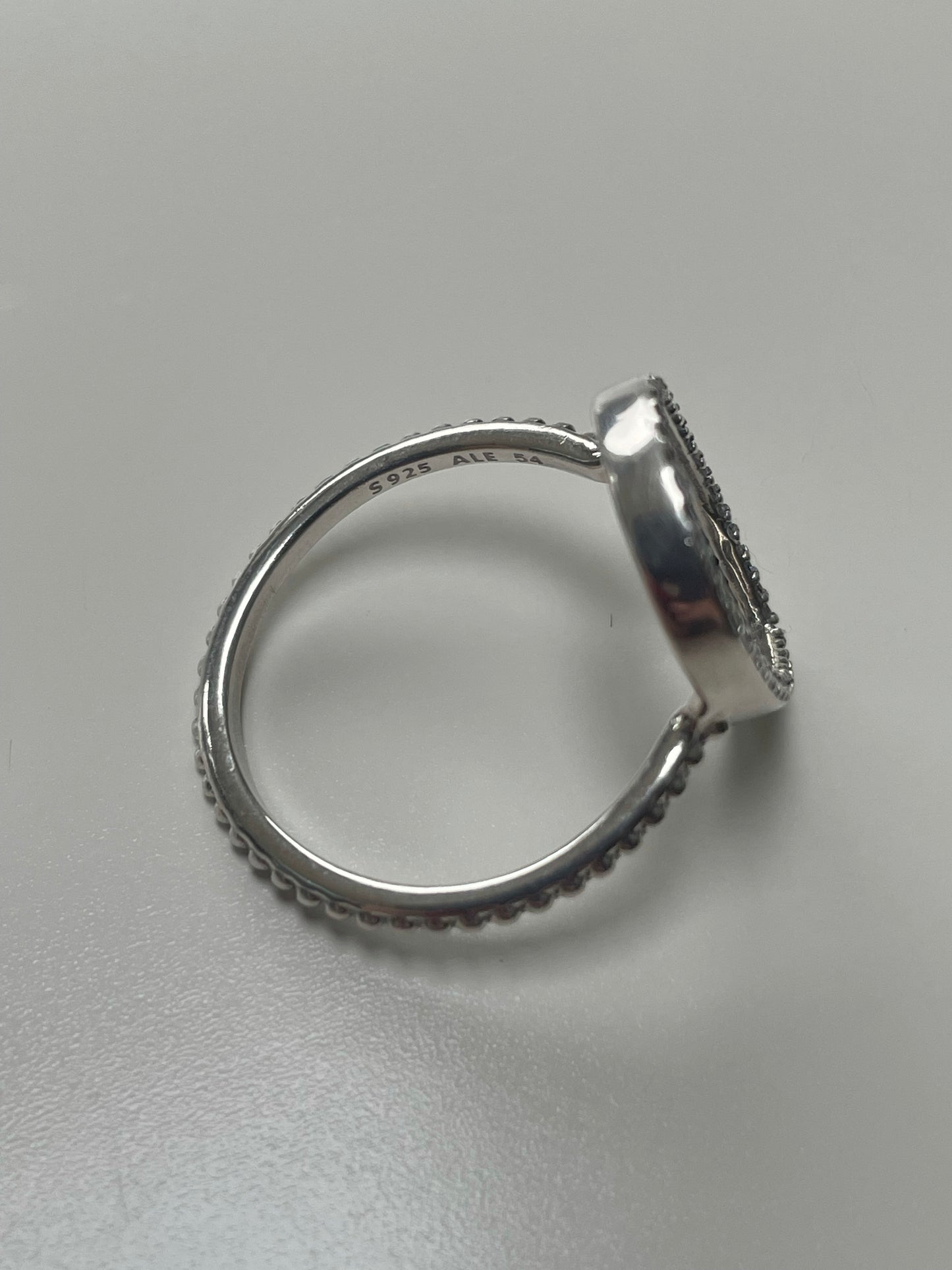 Genuine Pandora Teardrop Open Pave Ring