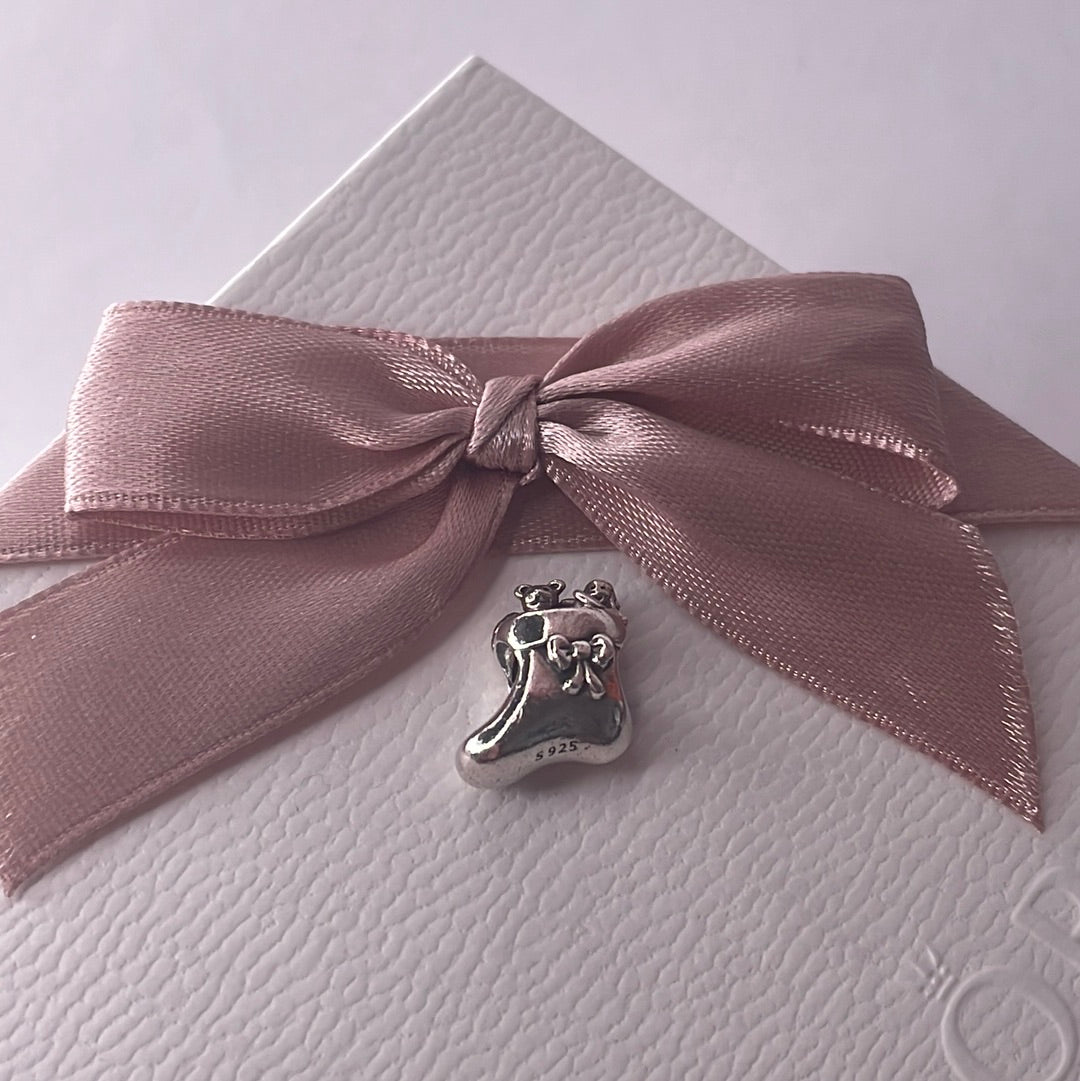 Genuine Pandora Christmas Stocking with Toys Christmas Charm
