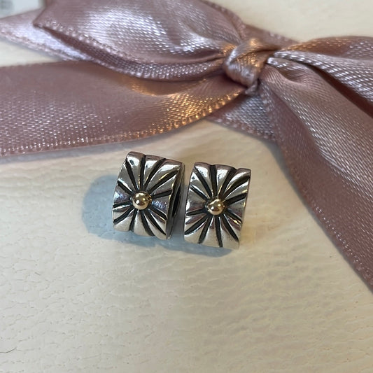 Genuine Pandora Two Tone Sunburst Clip(s)