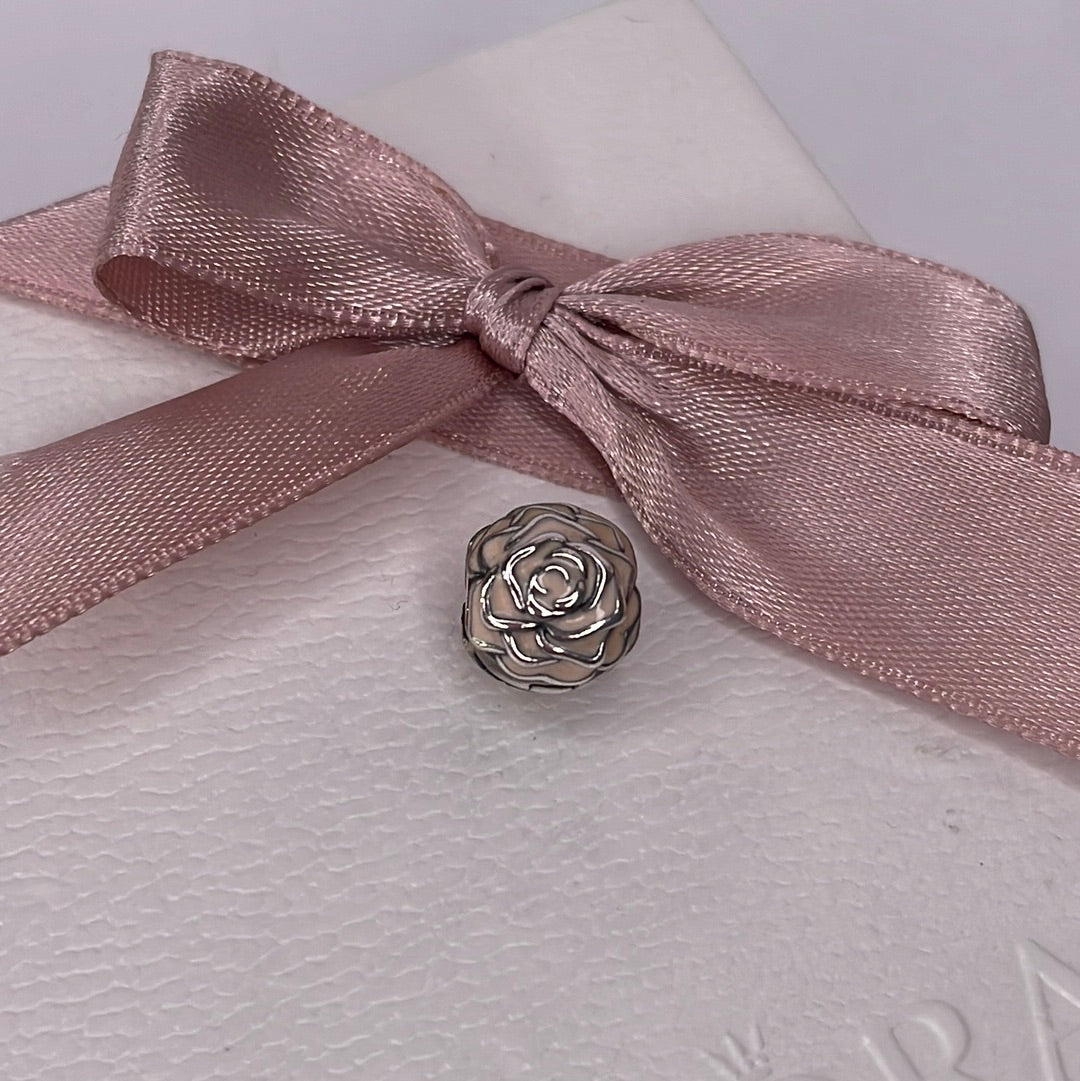Genuine Pandora Rose Enamel Pink Clip Clips Retired x1