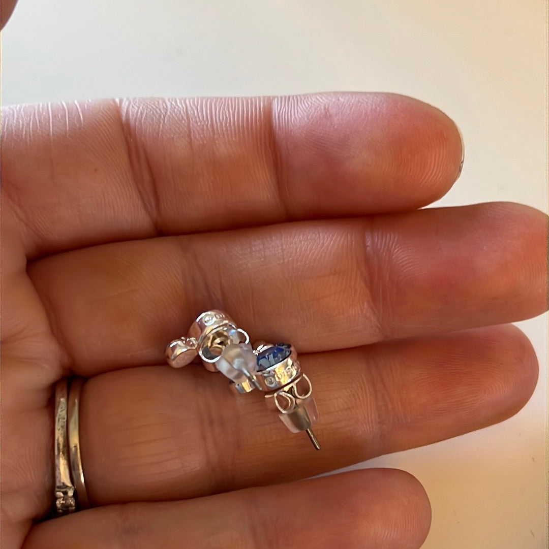 Brand New Disney Beautiful Blue Minnie Mouse Earrings
