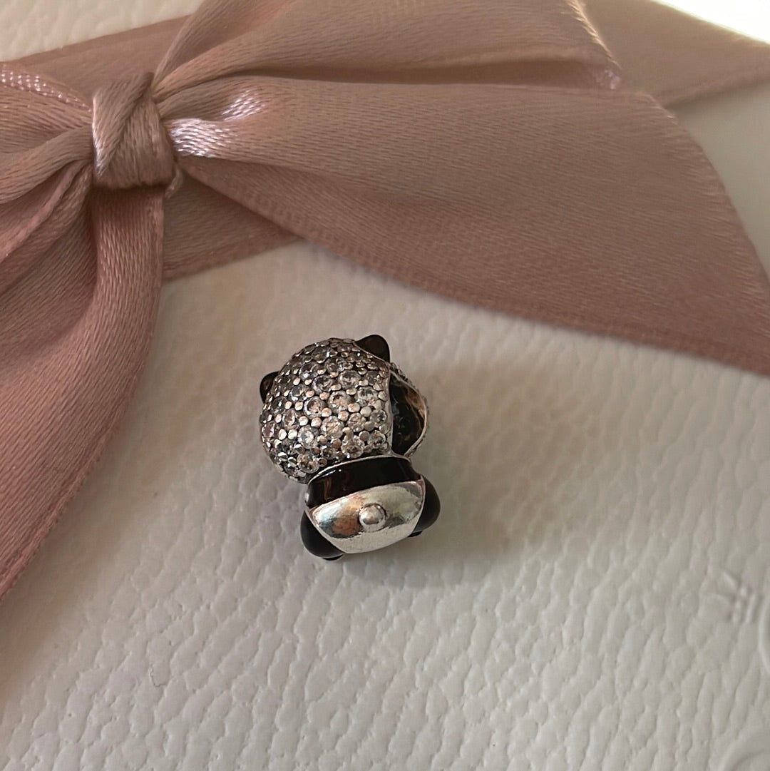 Genuine Pandora Peaceful Panda Pave Charm