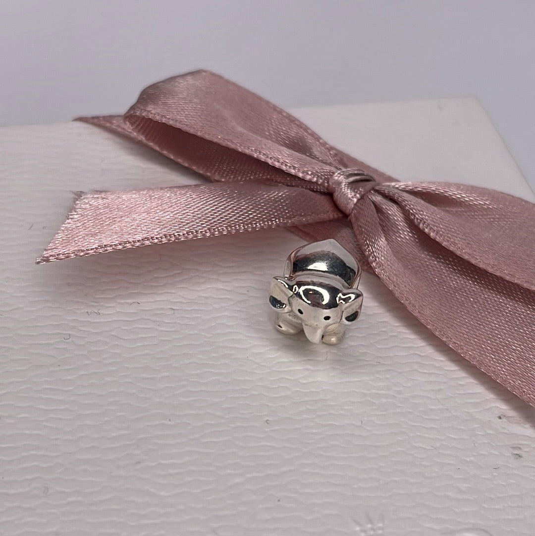 Genuine Pandora Lucky Elephant Animal Charm Retired