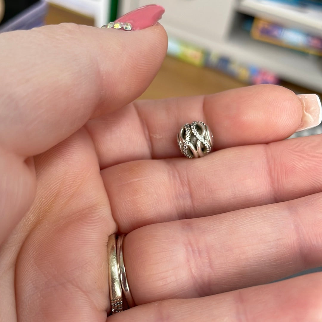 Genuine Pandora Pave Caring Essence Charm