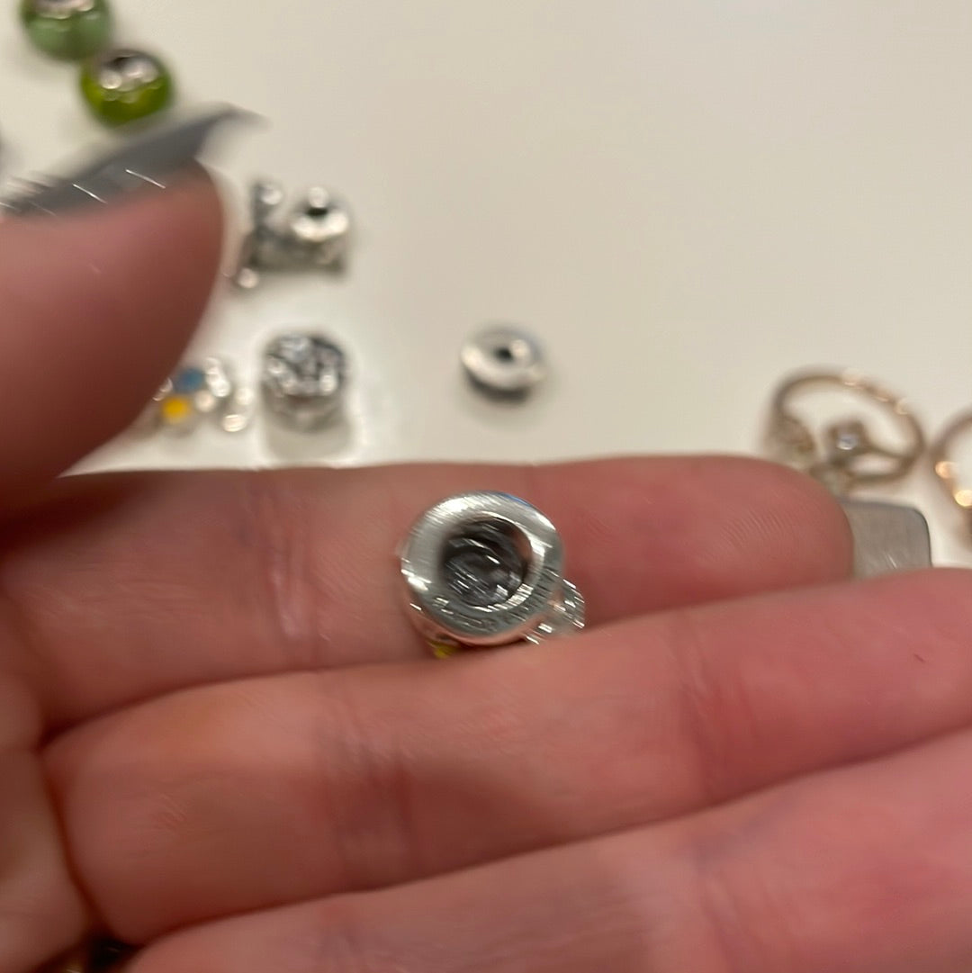 Genuine Pandora Disney Mad Hatters Hat Enamel Alice in Wonderland Charm