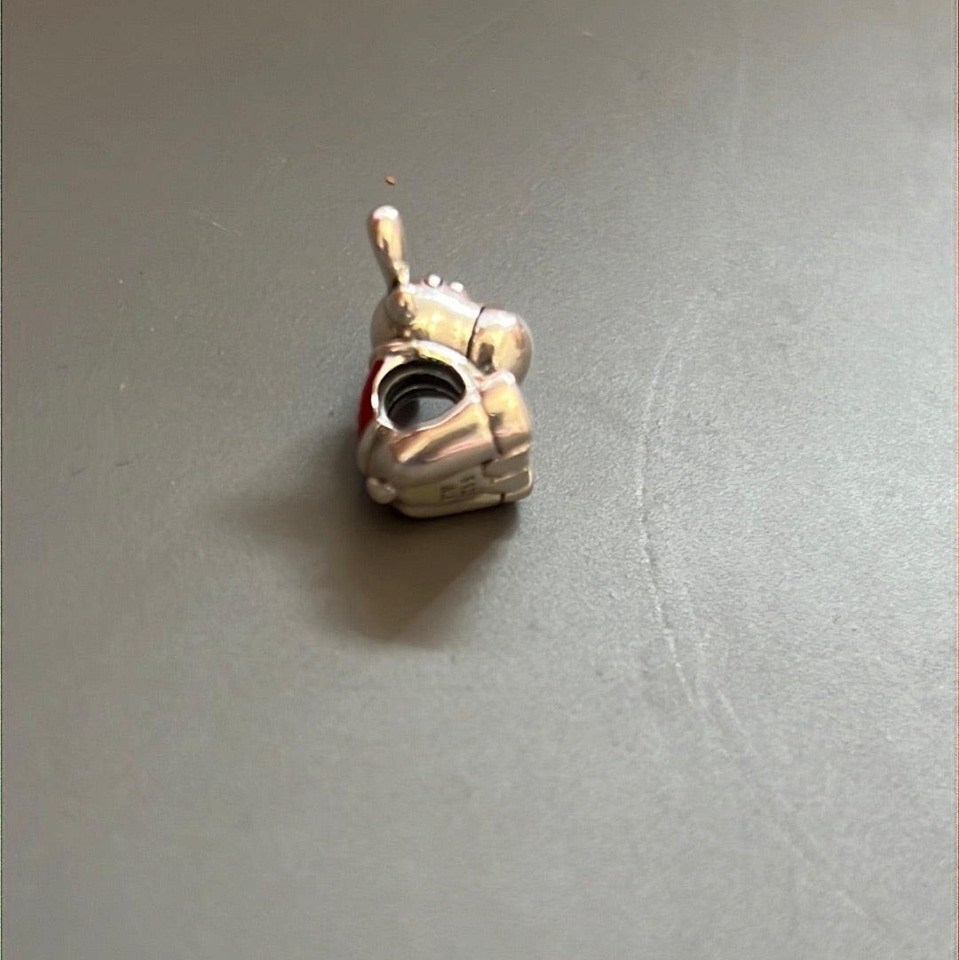Genuine Pandora Canadian Moose Christmas Red Jumper Charm