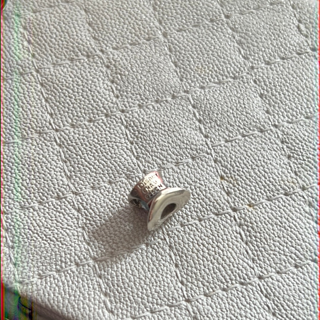 Genuine Chamilia Brand Disney Alice in Wonderland Mad Hatter’s Hat Charm