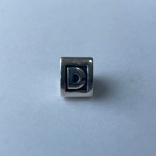 Genuine Pandora D Charm Letter Charm