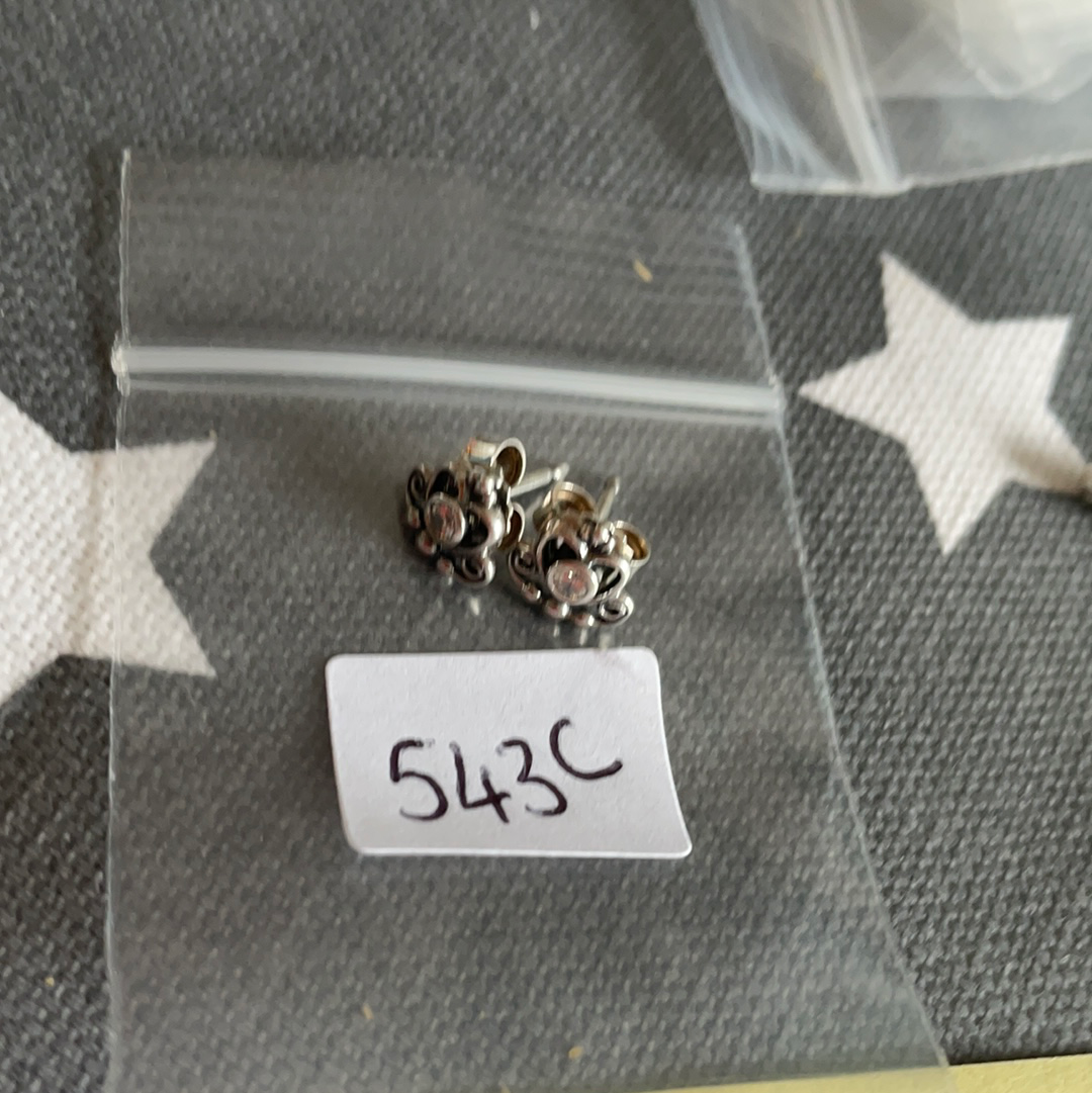 Genuine Pandora Fairy-tale Tiara Regal Stud Earrings