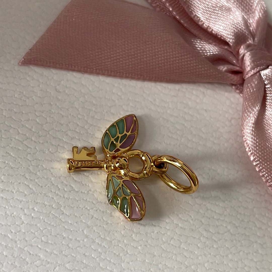 Genuine Pandora Harry Potter Shine Gold Limited Edition Enamel Key