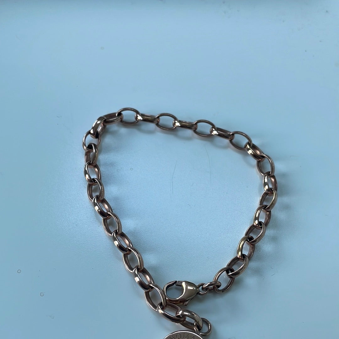 Thomas Sabo Rose Gold Links Charm Bracelet Medium Choice of Size..