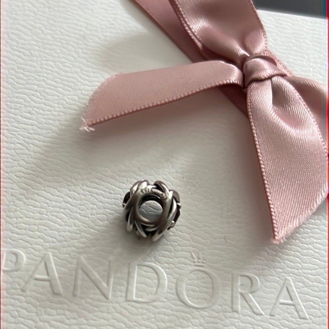 Genuine Pandora Purple Heart Birthstone February Birthstone New Style Eternity