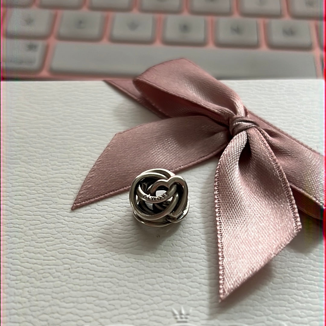 Genuine Pandora Together Always Openwork Charm