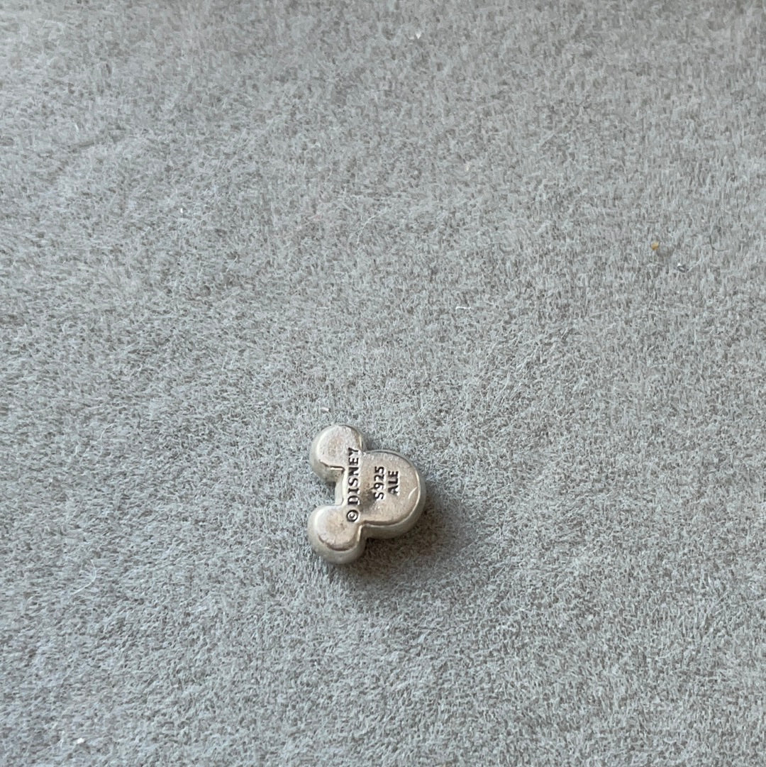 Genuine Pandora Petite Disney Mickey Enamel Memory Locket Charm