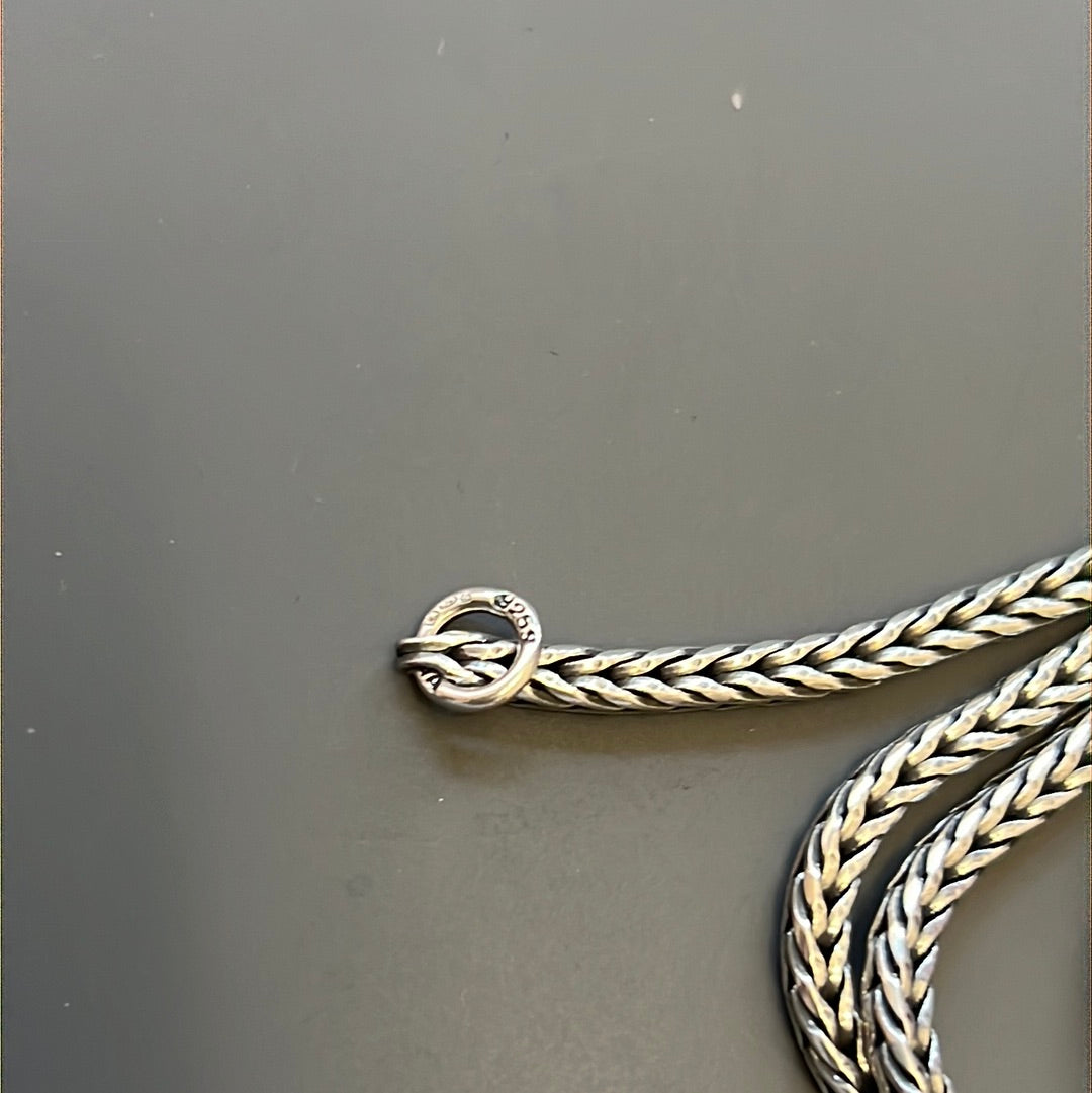 Genuine Trollbeads Sterling Silver Necklace Chain Sizes..