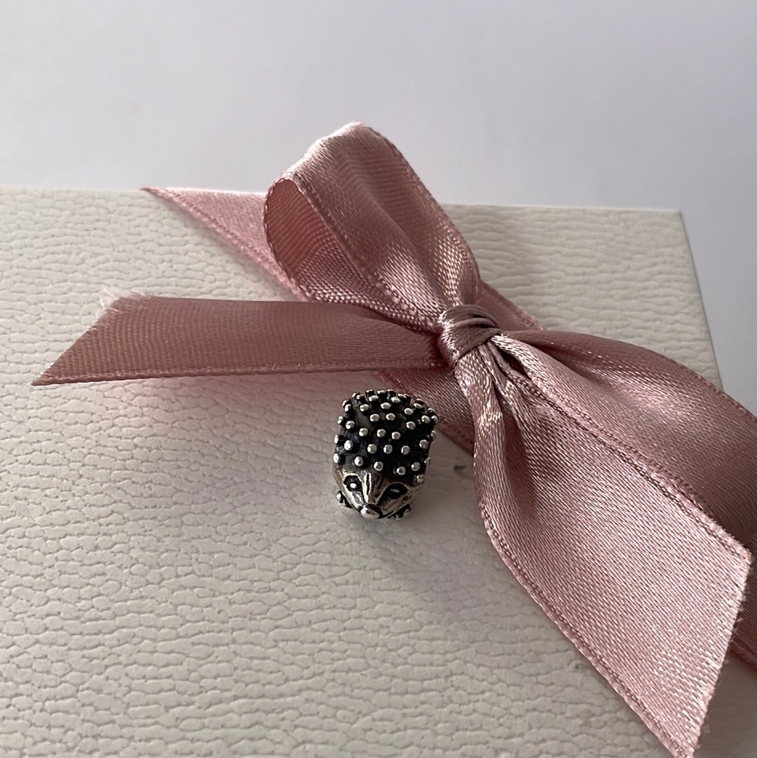 Genuine Pandora Hedgehog Charm Animal Lover