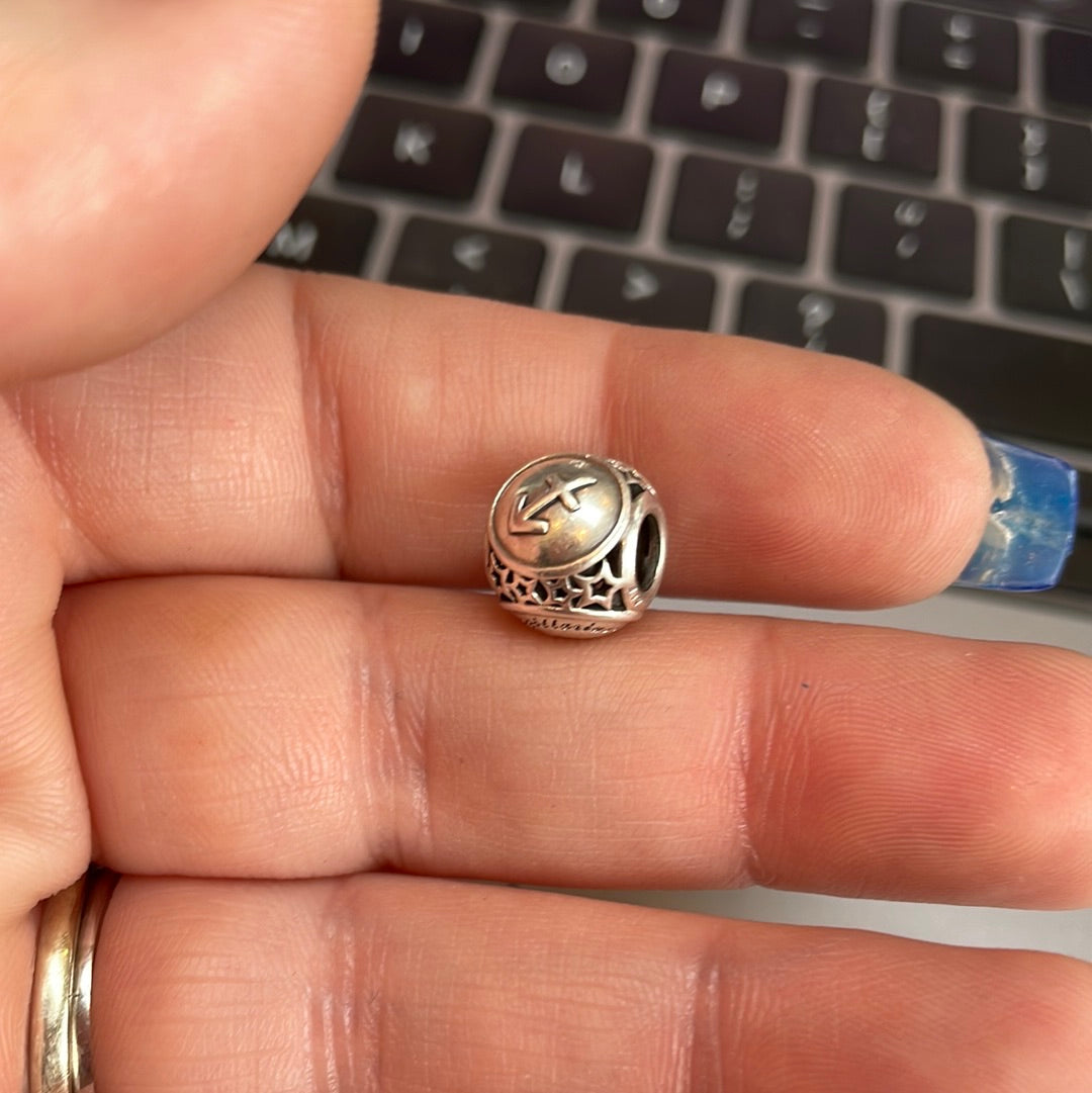 Genuine Pandora Sparkling Pave Sagittarius Horoscope Charm