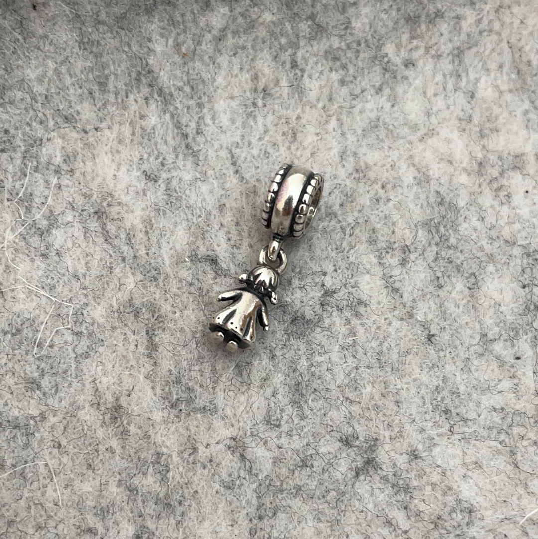 Genuine Pandora Little Girl Daughter Grand-Daughter Dangle Charm