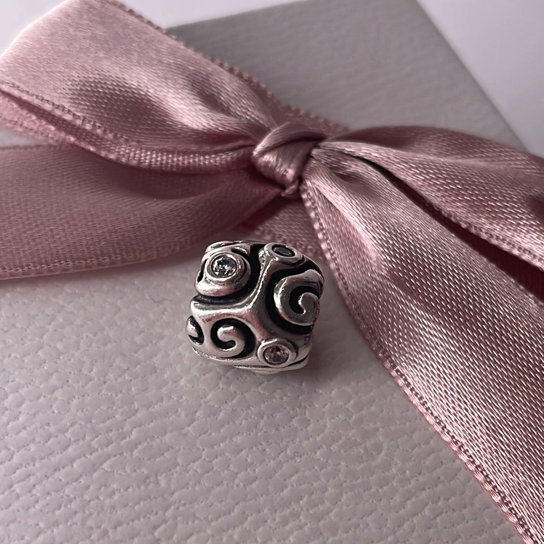 Genuine Pandora Small Version Clear CZ Stone Day Dream Charm