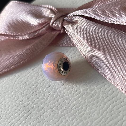 Genuine Pandora Essence Charm Friendship VERY RARE Gem Opal Faceted Stone
